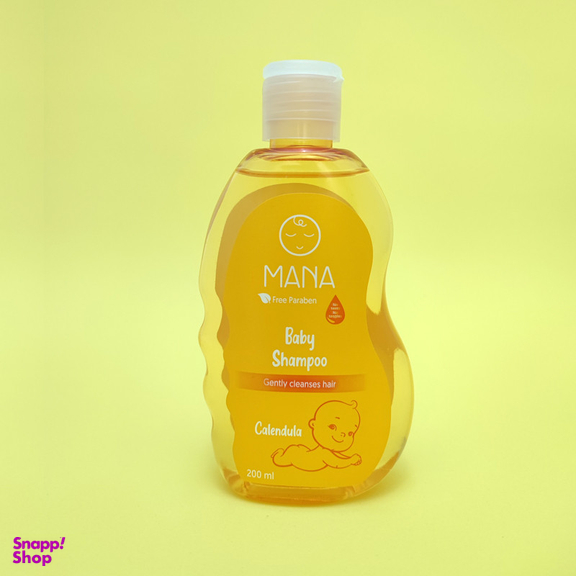 شامپو کودک مانا مدل سر و بدن و عصاره اسطوخودوس و عصاره کالاندوا حجم 200 میلی لیتر بسته 3 عددی