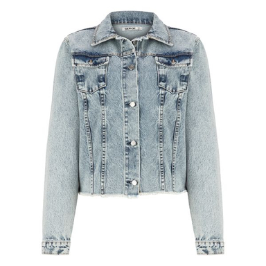 کت جین  زنانه سرژه مدل 220109 رنگ آبی روشن