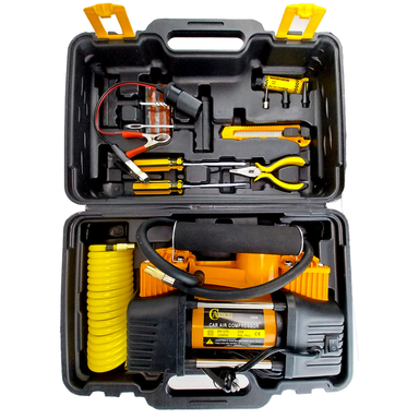 کمپرسور باد فندکی کربن مدل 12V مجموعه 15 عددی