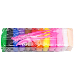 خمیر بازی سبک مدل Super Light Clay بسته 12 عددی سایز بزرگ