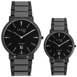 ست ساعت مچی عقربه ای زنانه و مردانه لاکسمی مدل 4-8557