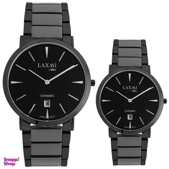 ست ساعت مچی عقربه ای زنانه و مردانه لاکسمی مدل 4-8557