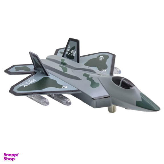ماکت هواپیما ناب سل مدل جت جنگنده موزیکال چراغدار F-22FIGHTER 27-FS کد NAAB002