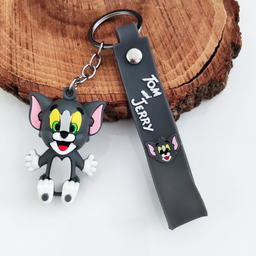 جاکلیدی مدل سیلیکونی طرح موش و گربه تام و جری کد DB20 بسته 2 عددی