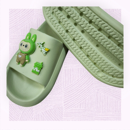 دمپایی زنانه زیتون مدل ملودی لبوبو ویانزا رنگ سبز پسته ای