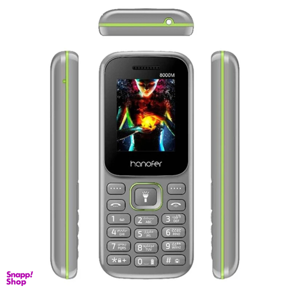 گوشی موبایل هانوفر مدل 8000 دو سیم کارت رم 128 مگابایت
