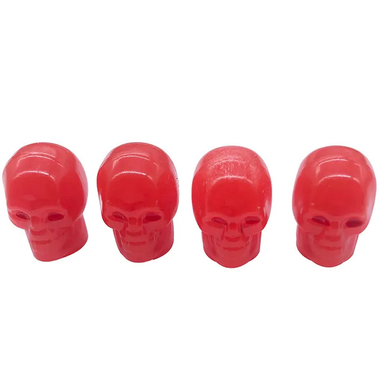 سر والف لاستیک مدل SKULL-RD بسته 4 عددی