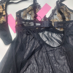 لباس خواب زنانه برتا مدل 2200MZ رنگ مشکی