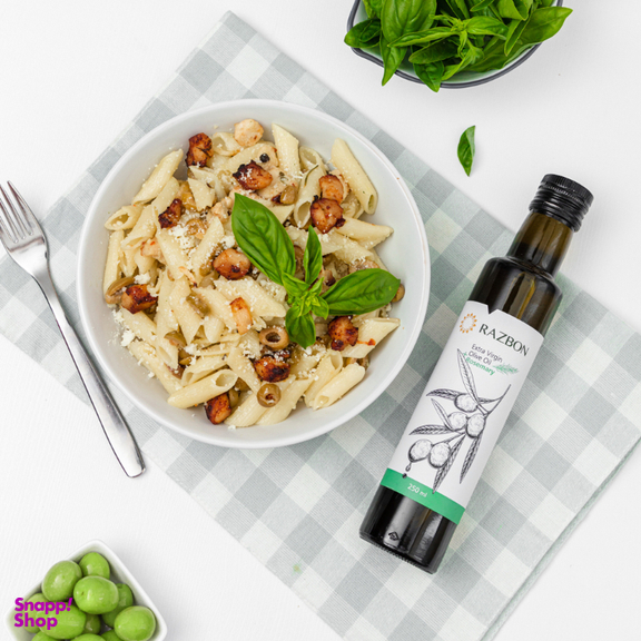 روغن زیتون فرابکر حاوی عصاره طبیعی رزماری رزبن حجم 250 میلی لیتر