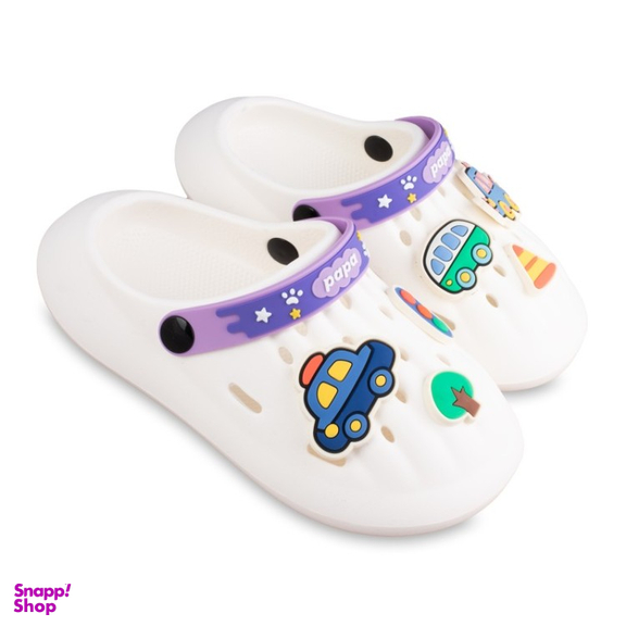 صندل بچگانه پاپا مدل هانی رنگ سفید