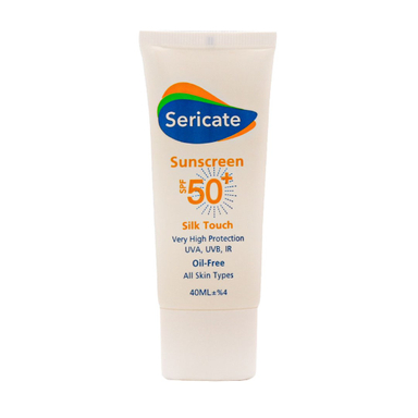 کرم ضد آفتاب بی رنگ سیلک تاچ سری کیت Spf50 حجم 40 میلی لیتر