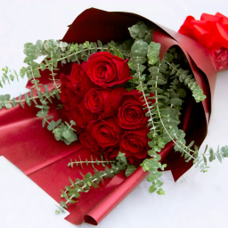 دسته گل رز طبیعی کد 23843