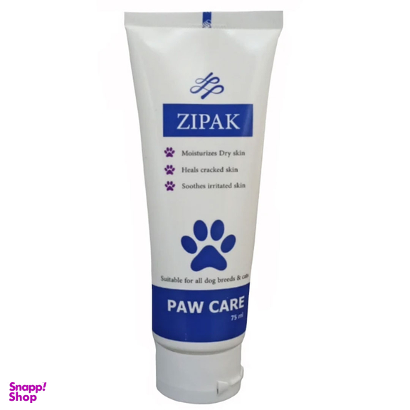 کرم نرم کننده پنجه سگ و گربه زیپاک مدل Paw-75 حجم 75 میلی لیتر