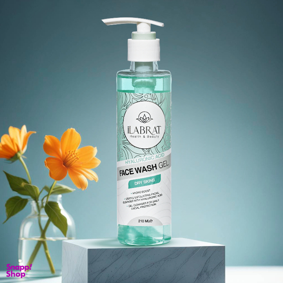 ژل شستشو صورت ایلابرت مدل هیالورونیک اسید حجم 210 میلی لیتر