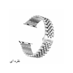 بند ساعت هوشمند مدل رولکسی مناسب اپل واچ سایز 42/44/45 میلی متر