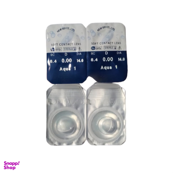 لنز چشم سالیانه نیوویژن رنگ Aque 1 شماره 25