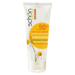 کرم ضد آفتاب شون با +SPF50 مناسب پوست های نرمال تا خشک حجم 50 میلی لیتر