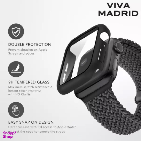 محافظ اپل واچ ویوا مادرید مدل Fino Screen Case مناسب Apple Watch 4/5/6 Series سایز 44 میلی متر