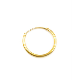 گوشواره طلا 18 عیار زنانه مدل حلقه ای کد 130488