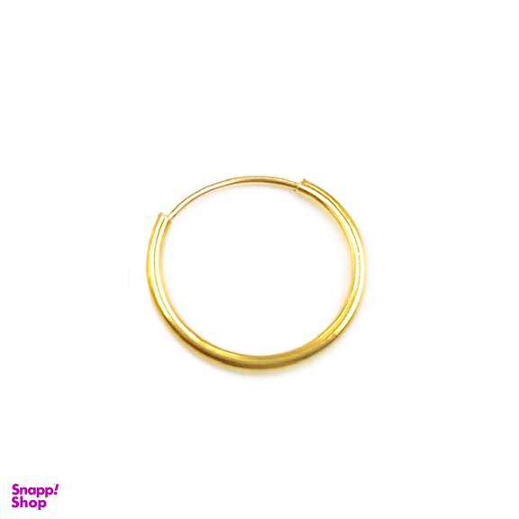 گوشواره طلا 18 عیار زنانه مدل حلقه ای کد 130488