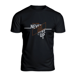 تیشرت طرح NEVER GIVE UP
