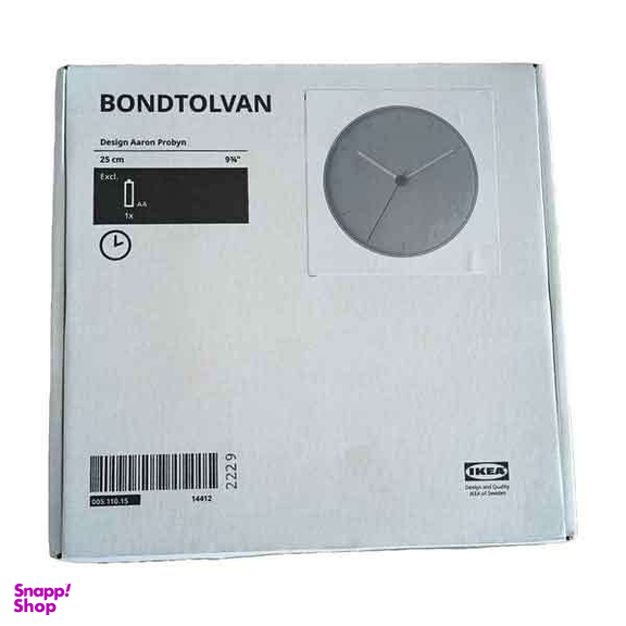 ساعت دیواری ایکیا مدل BONDTOLVAN