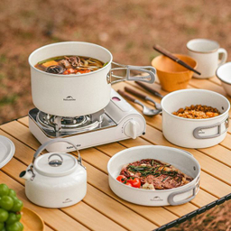 ماهیتابه نچسب نیچرهایک مدل 19cm Ceramic Non-Stick Pot Set کد CF013