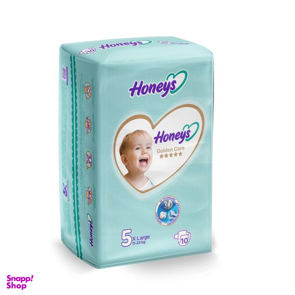 پوشک بچه هانیز سایز 5 بسته 10 عددی