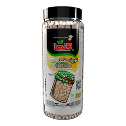 لوبیا سفید گلها وزن 500 گرم