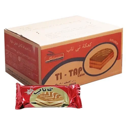 کیک تی تاپ سالمین وزن 60 گرم بسته 36 عددی