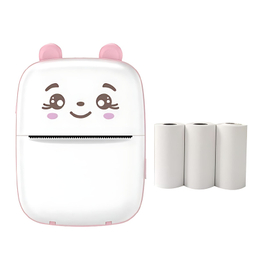 پرینتر لیبل زن ناب سل مدل پرتابل کد PIN01 به همراه 3 عدد رول کاغذی