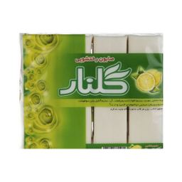 صابون لباسشویی گلنار وزن 160 گرم بسته 4 عددی