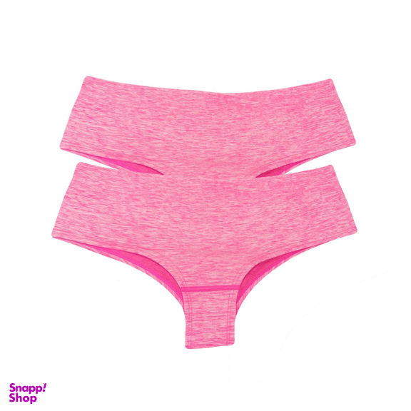 شورت بریف زنانه اسمارا کد 053 رنگ صورتی بسته 2 عددی