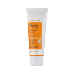 کرم ضد آفتاب بی رنگ وچه با SPF50 مناسب پوست خشک و معمولی حجم 40 میلی لیتر