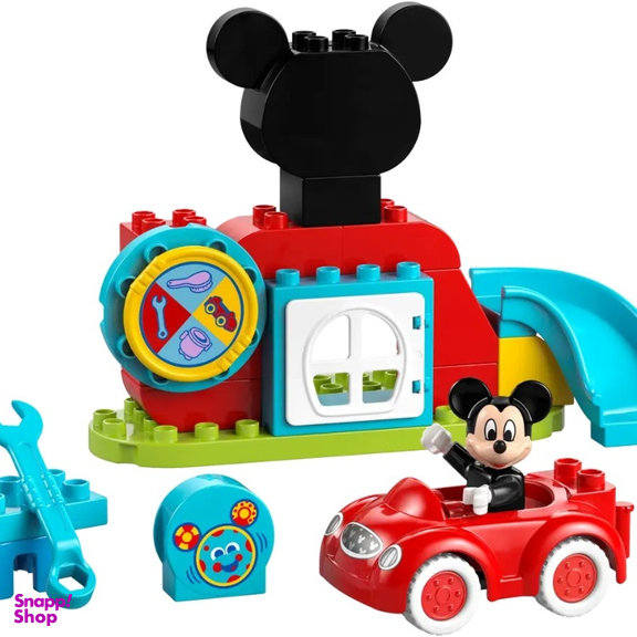 ساختنی لگو سری دوپلو مدل Mickey Mouse Clubhouse & Car کد 10454