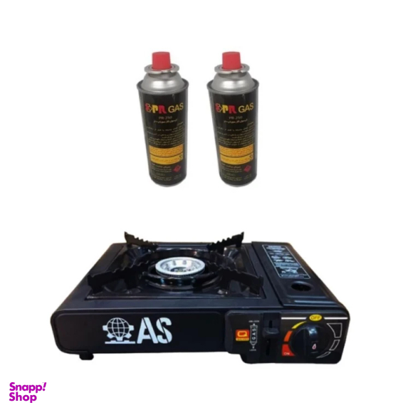 اجاق گاز مسافرتی مدل As به همراه 2 عدد کپسول گاز هانست