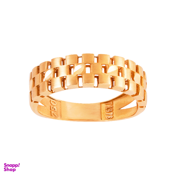 انگشتر طلا 18 عیار زنانه جواهری سون کد 3917