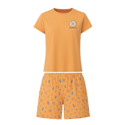 ست نیم‌ تنه و شورتک زنانه اسمارا کد esmara sm38 رنگ نارنجی