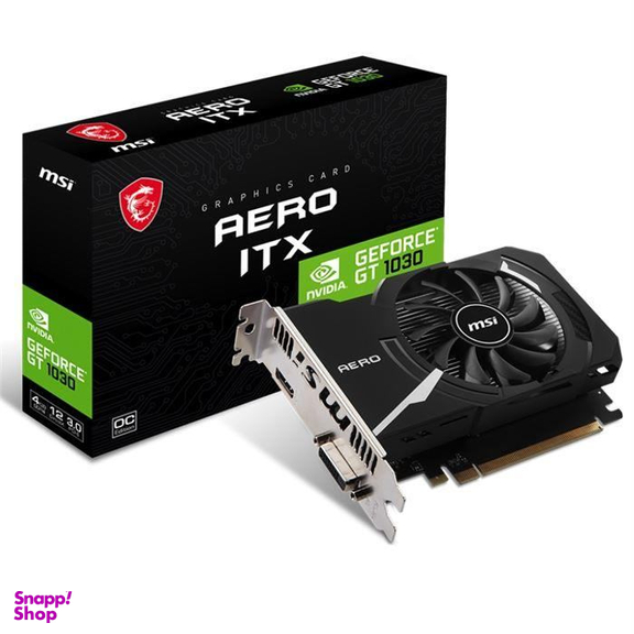 کارت گرافیک ام اس آی مدل GT1030 Aero ITX D4 OC 4G
