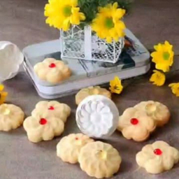 کاتر فشاری شیرینی پزی به گز مدل گل فلورا مجموعه 2 عددی