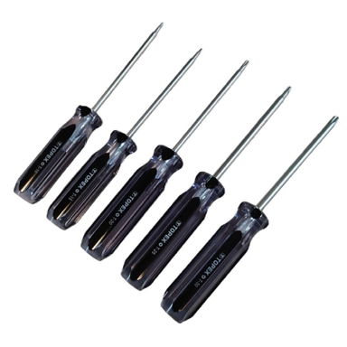 پیچ گوشتی ستاره ای تاپکس کد 39D566 مجموعه 5 عددی