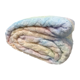 پتو مسافرتی دو نفره ژله ای تیسا مدل آبرنگی سایز 200×220 سانتی متر