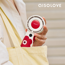 پنکه شارژی ای آی سو لاو مدل F16 Red Flower