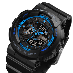 ساعت مچی عقربه ای اسکمی مدل 1689 رنگ آبی