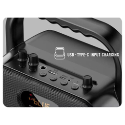 اسپیکر بلوتوثی و میکروفون قابل حمل دارای ریموت کنترل کانفلون مدل KG-01