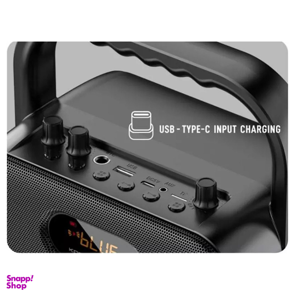 اسپیکر بلوتوثی و میکروفون قابل حمل دارای ریموت کنترل کانفلون مدل KG-01