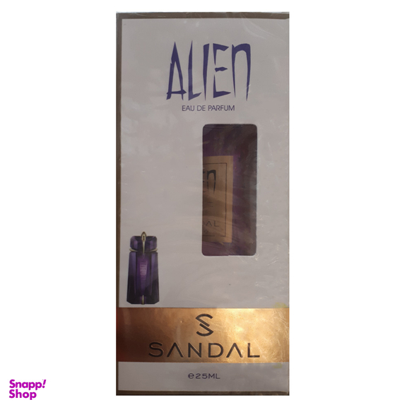 عطر جیبی زنانه صندل مدل ALIEN حجم 25 میلی لیتر