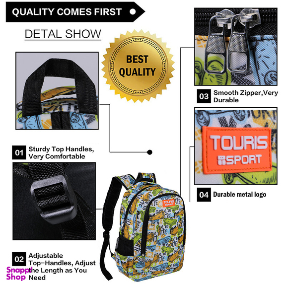 کوله پشتی پسرانه توریث مدل AP 9633