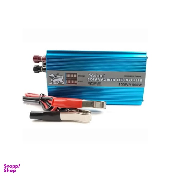 اینورتر برق خودرو ویلیون مدل 500 وات LED