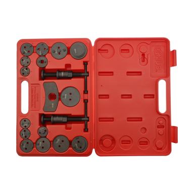 کیت کالیپر ترمز جنیوس تولز مدل AT-BC18 مجموعه 17 عددی